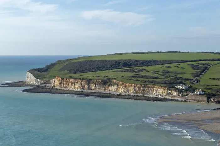 Gerahmter Druck : Kalkfelsen bei Cuckmere Haven Gerahmter Druck : Kalkfelsen bei Cuckmere Haven