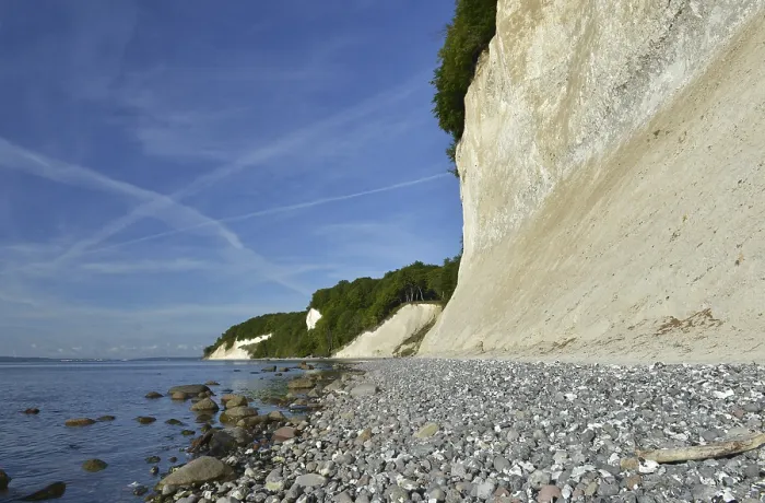 Gerahmter Druck : Die Kalkklippen von Rügen. Gerahmter Druck : Die Kalkklippen von Rügen.