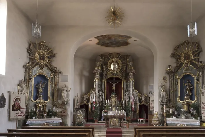 Gerahmter Druck : Chor der St. Jakob des Älteren Gerahmter Druck : Chor der St. Jakob des Älteren