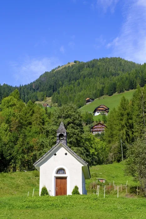 Gerahmter Druck : Kapelle, Eggerseite, Pfunderer Tal Gerahmter Druck : Kapelle, Eggerseite, Pfunderer Tal