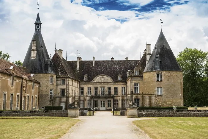 Gerahmter Druck : Schloss Commarin, Commarin Gerahmter Druck : Schloss Commarin, Commarin