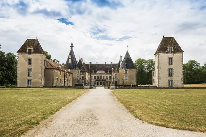 Gerahmter Druck : Schloss Commarin, Commarin Gerahmter Druck : Schloss Commarin, Commarin