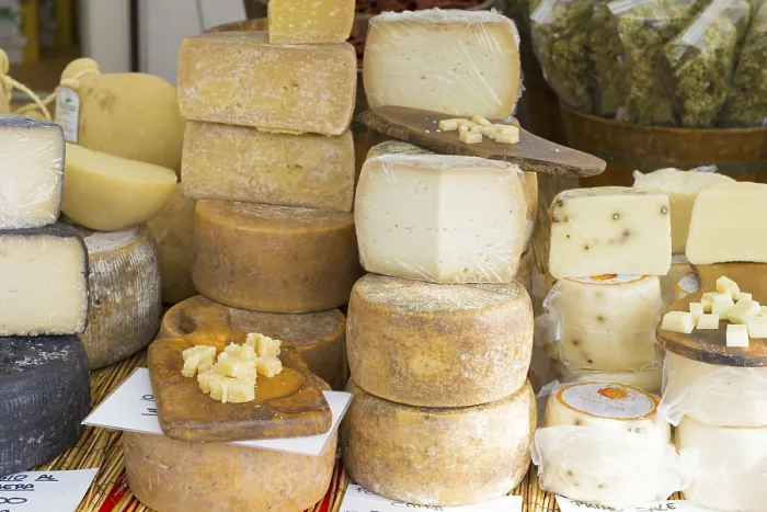 Gerahmter Druck : Cheese Gerahmter Druck : Cheese