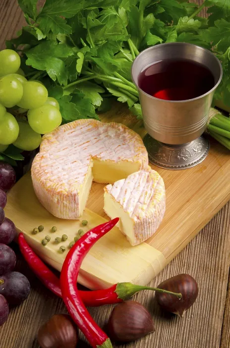 Gerahmter Druck : Käsearten Gerahmter Druck : Käsearten