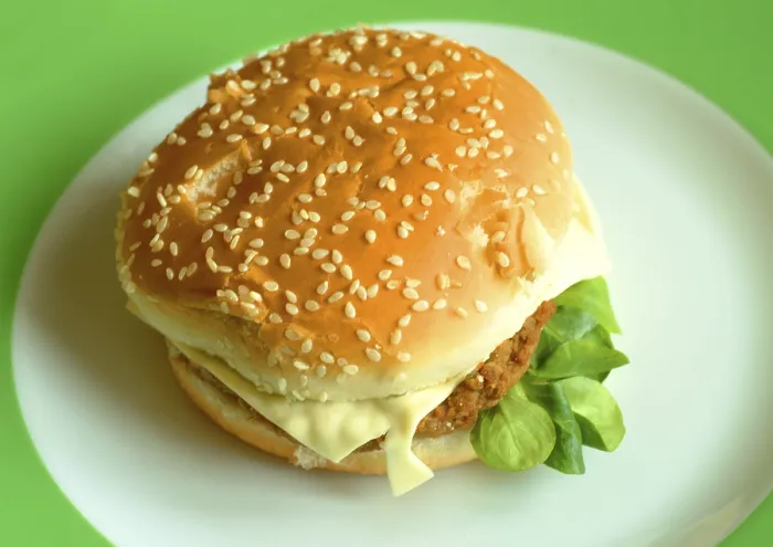 Gerahmter Druck : Cheeseburger Gerahmter Druck : Cheeseburger