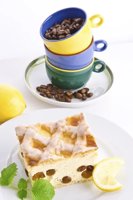 Gerahmter Druck : Cheesecake Gerahmter Druck : Cheesecake