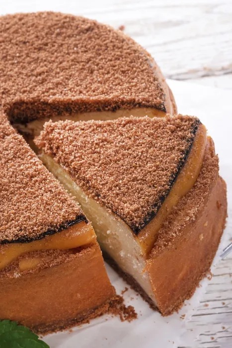 Gerahmter Druck : Cheesecake Gerahmter Druck : Cheesecake