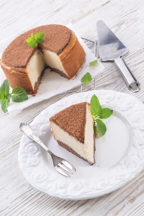 Gerahmter Druck : Cheesecake Gerahmter Druck : Cheesecake