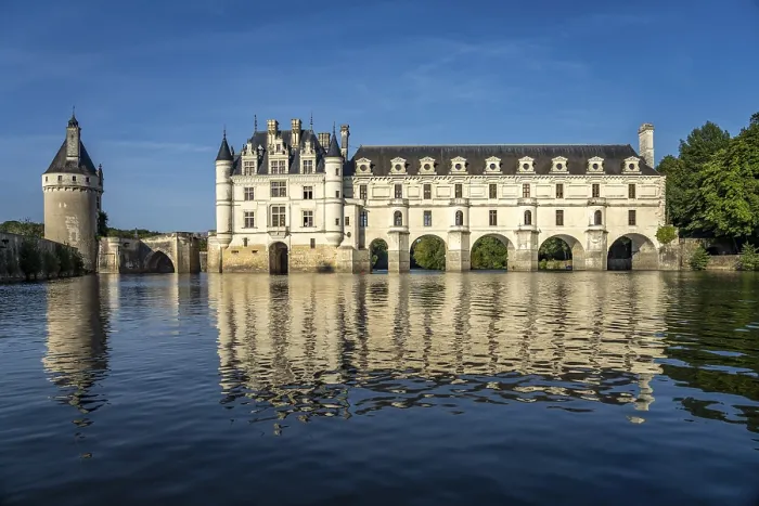 Gerahmter Druck : Schloss Chenonceau