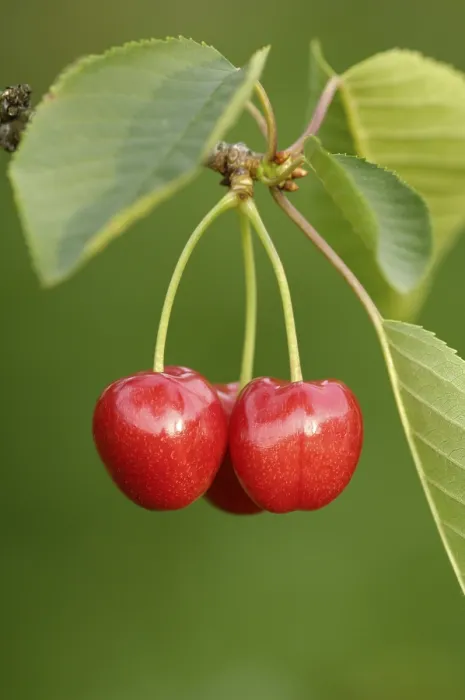 Gerahmter Druck : Kirschen am Baum. Gerahmter Druck : Kirschen am Baum.