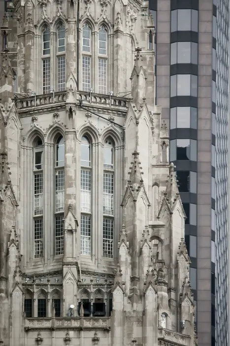 Gerahmter Druck : Chicago-Architektur
