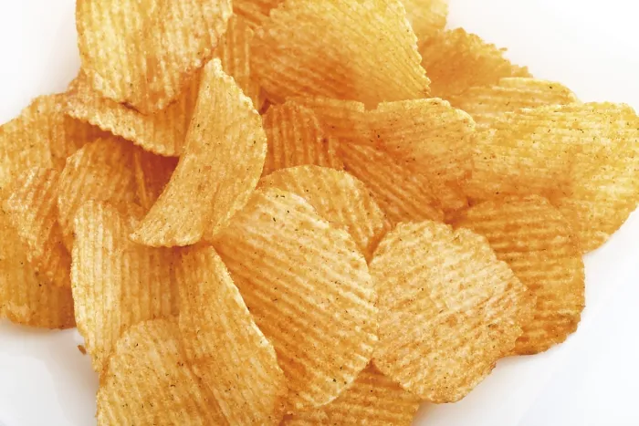 Gerahmter Druck : Chili-Chips Gerahmter Druck : Chili-Chips