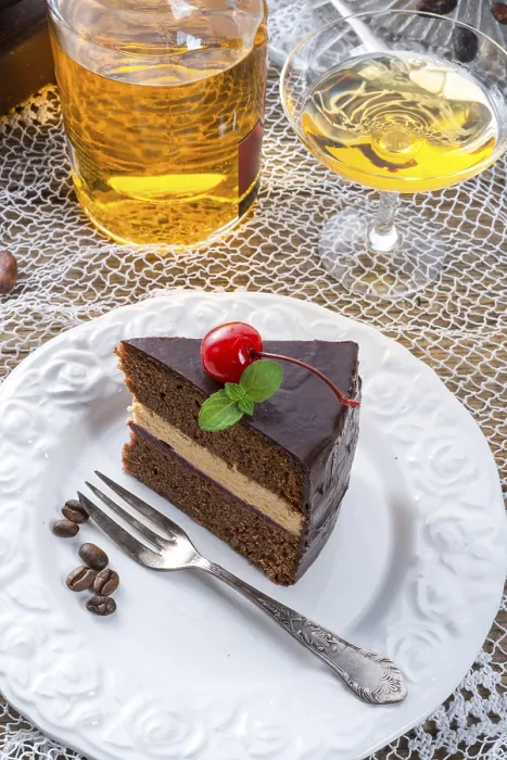 Gerahmter Druck : Schokoladenkuchen