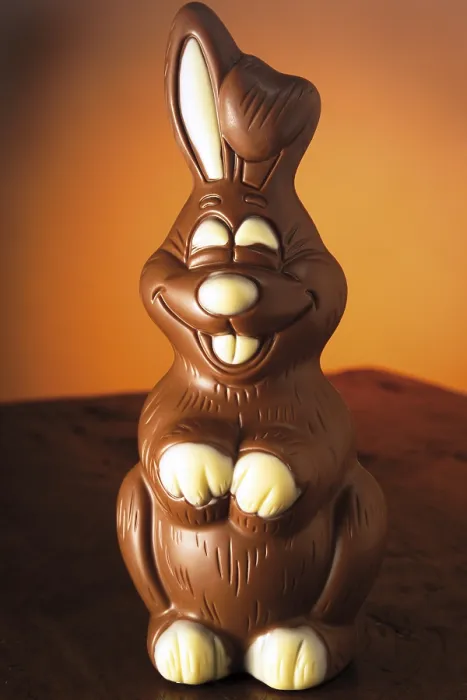 Gerahmter Druck : Schokoladen-Osterhase Gerahmter Druck : Schokoladen-Osterhase