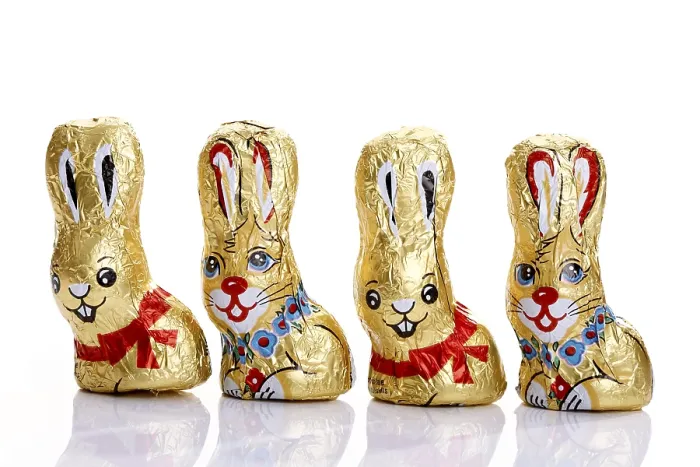 Gerahmter Druck : Schokoladen-Osterhasen Gerahmter Druck : Schokoladen-Osterhasen