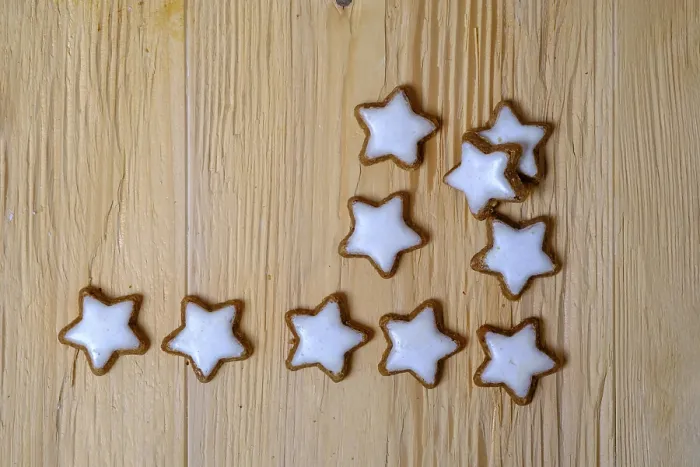 Gerahmter Druck : Weihnachtsplätzchen, Oberbayern