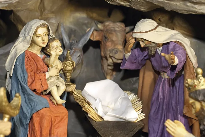 Gerahmter Druck : Weihnachtsbettchen Gerahmter Druck : Weihnachtsbettchen