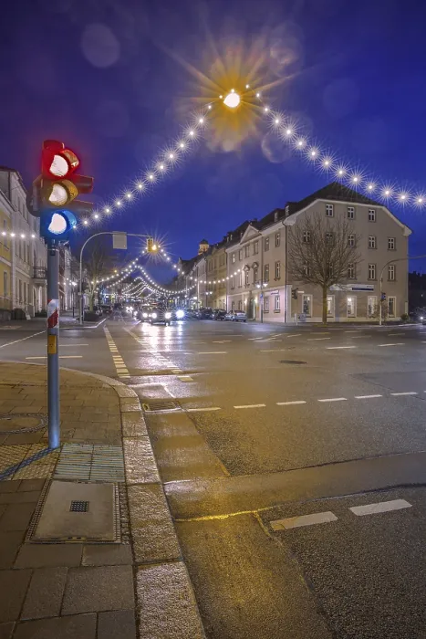 Gerahmter Druck : Weihnachtshof Gerahmter Druck : Weihnachtshof