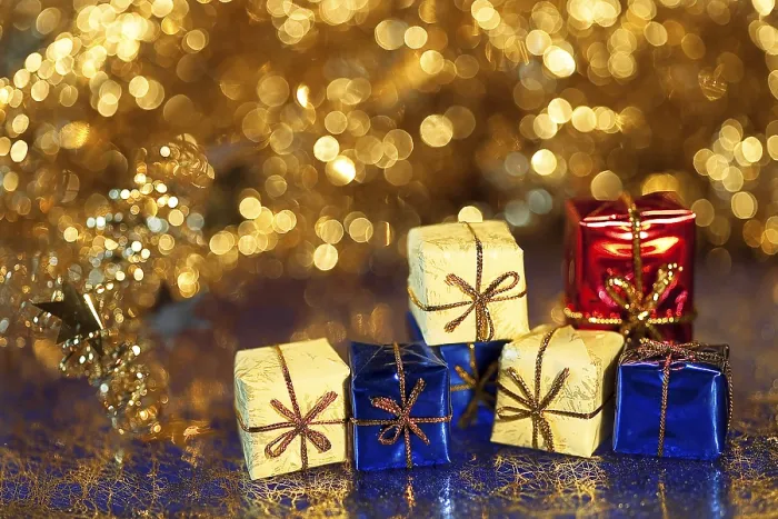 Gerahmter Druck : Weihnachtsdekorationen Gerahmter Druck : Weihnachtsdekorationen