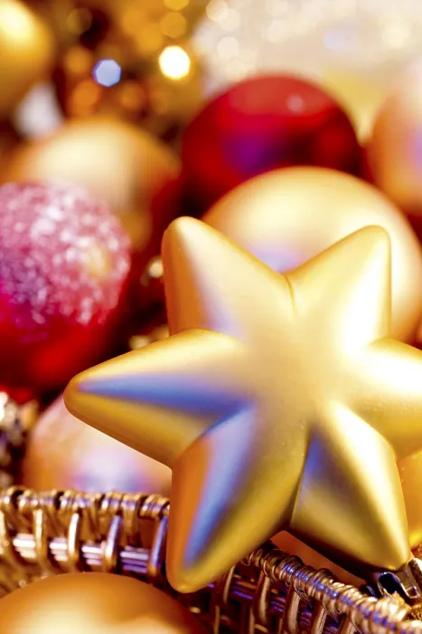 Gerahmter Druck : Weihnachtsdekorationen Gerahmter Druck : Weihnachtsdekorationen