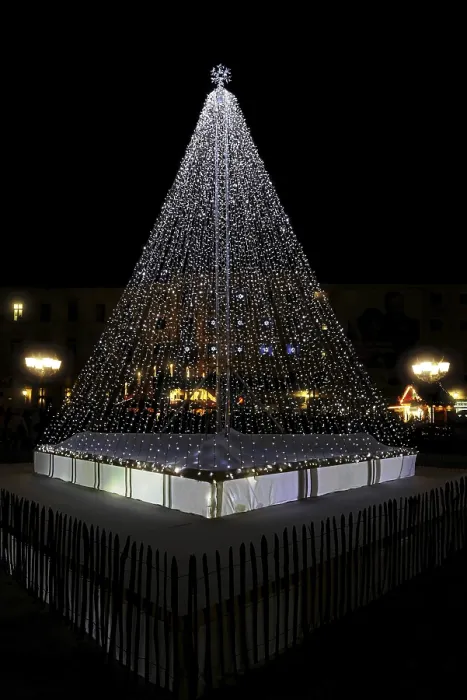 Gerahmter Druck : Weihnachtsbeleuchtung Gerahmter Druck : Weihnachtsbeleuchtung