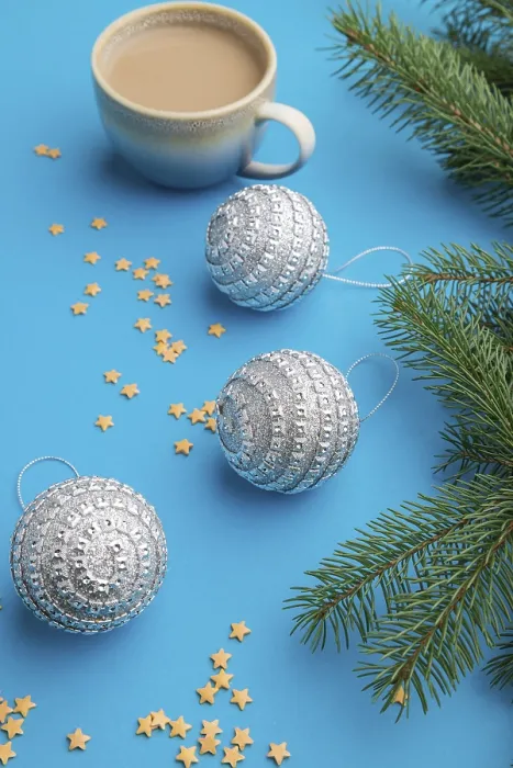 Gerahmter Druck : Weihnachts- oder Silvester-Komposition Gerahmter Druck : Weihnachts- oder Silvester-Komposition