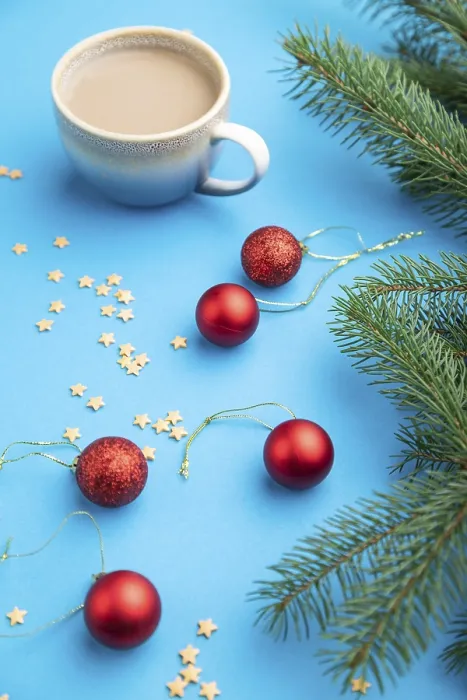 Gerahmter Druck : Weihnachts- oder Neujahrs-Komposition Gerahmter Druck : Weihnachts- oder Neujahrs-Komposition