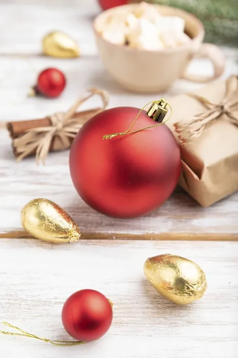 Gerahmter Druck : Weihnachts- oder Neujahrs-Komposition Gerahmter Druck : Weihnachts- oder Neujahrs-Komposition