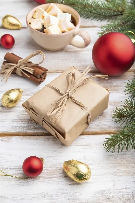 Gerahmter Druck : Weihnachts- oder Neujahrskomposition Gerahmter Druck : Weihnachts- oder Neujahrskomposition