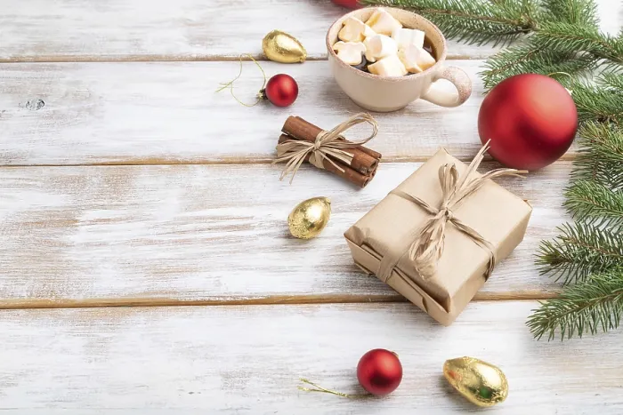 Gerahmter Druck : Weihnachts- oder Neujahrskomposition Gerahmter Druck : Weihnachts- oder Neujahrskomposition