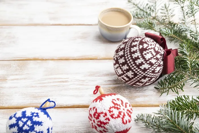 Gerahmter Druck : Weihnachts- oder Neujahrs-Komposition Gerahmter Druck : Weihnachts- oder Neujahrs-Komposition