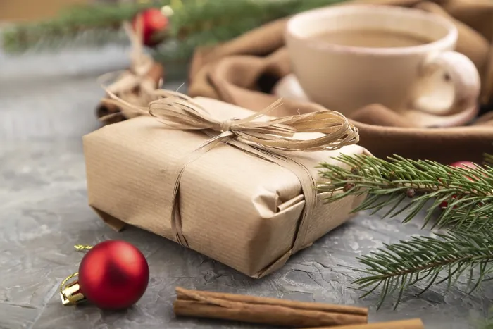 Gerahmter Druck : Weihnachts- oder Neujahrs-Komposition Gerahmter Druck : Weihnachts- oder Neujahrs-Komposition