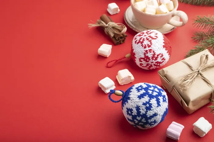 Gerahmter Druck : Weihnachts- oder Neujahrs-Komposition Gerahmter Druck : Weihnachts- oder Neujahrs-Komposition