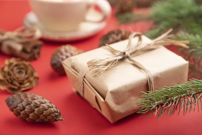 Gerahmter Druck : Weihnachts- oder Neujahrs-Komposition Gerahmter Druck : Weihnachts- oder Neujahrs-Komposition