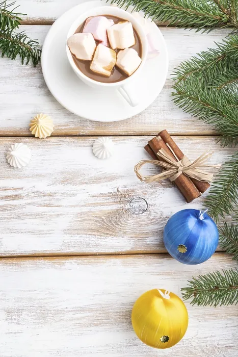 Gerahmter Druck : Weihnachts- oder Neujahrsrahmenkomposition. Gerahmter Druck : Weihnachts- oder Neujahrsrahmenkomposition.
