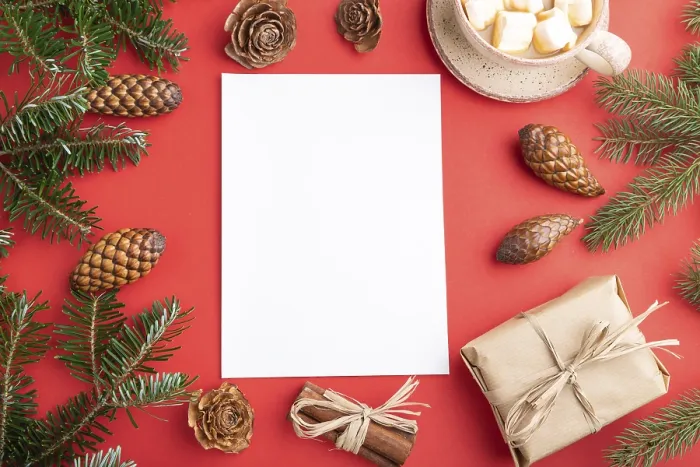 Gerahmter Druck : Weihnachts- oder Neujahrsrahmenkomposition Gerahmter Druck : Weihnachts- oder Neujahrsrahmenkomposition