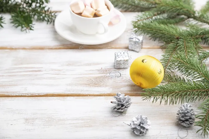 Gerahmter Druck : Weihnachts- oder Neujahrsrahmenkomposition. Gerahmter Druck : Weihnachts- oder Neujahrsrahmenkomposition.