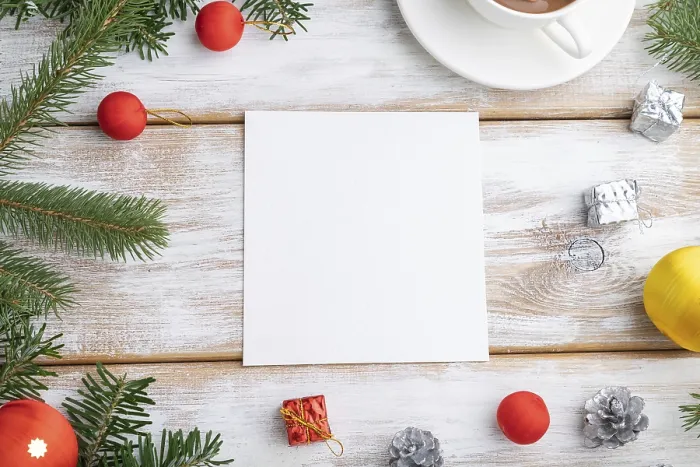 Gerahmter Druck : Weihnachts- oder Neujahrsrahmenkomposition. Gerahmter Druck : Weihnachts- oder Neujahrsrahmenkomposition.