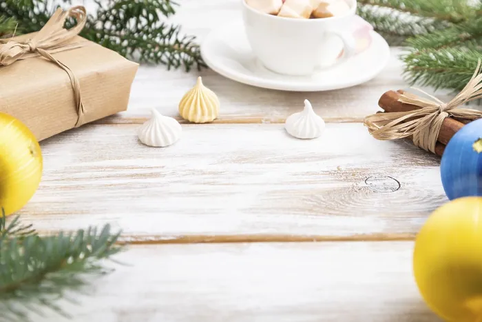 Gerahmter Druck : Weihnachts- oder Neujahrsrahmenkomposition. Gerahmter Druck : Weihnachts- oder Neujahrsrahmenkomposition.