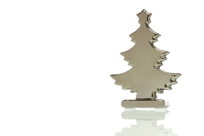 Gerahmter Druck : Weihnachtsbaum aus Chrome Gerahmter Druck : Weihnachtsbaum aus Chrome
