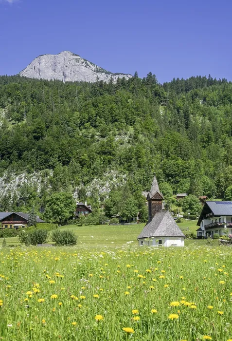 Gerahmter Druck : Kirche St. Raphael im Frühling Gerahmter Druck : Kirche St. Raphael im Frühling