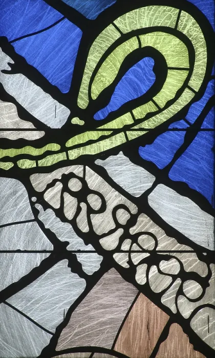 Gerahmter Druck : Kirchenfenster Gerahmter Druck : Kirchenfenster