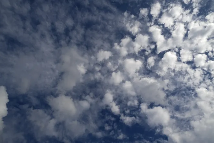 Gerahmter Druck : Cirrocumulus-Wolke Gerahmter Druck : Cirrocumulus-Wolke