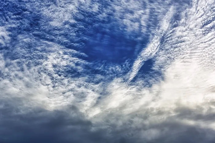 Gerahmter Druck : Cirrocumulus-Wolken über England Gerahmter Druck : Cirrocumulus-Wolken über England