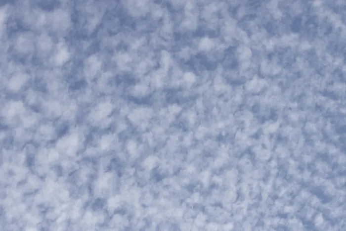 Gerahmter Druck : Cirrocumulus-Wolken in einem blauen Himmel, England, Vereinigtes Königreich Gerahmter Druck : Cirrocumulus-Wolken in einem blauen Himmel, England, Vereinigtes Königreich