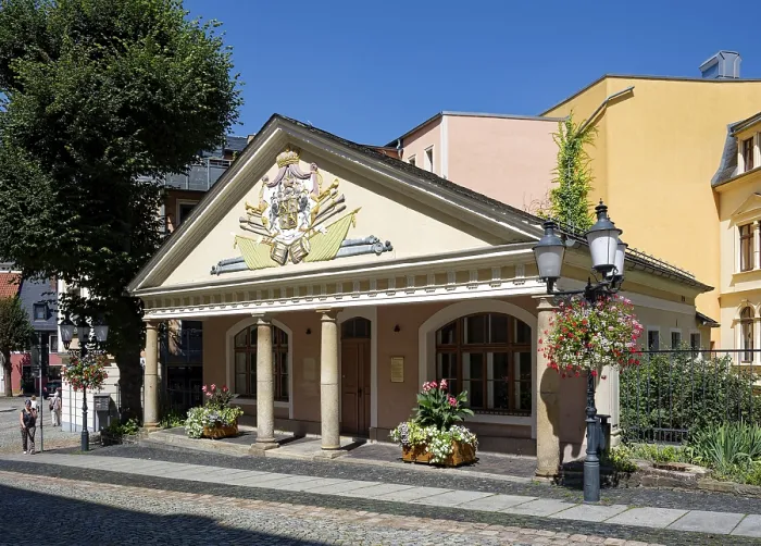 Gerahmter Druck : Klassisches Wachhaus Greiz Gerahmter Druck : Klassisches Wachhaus Greiz