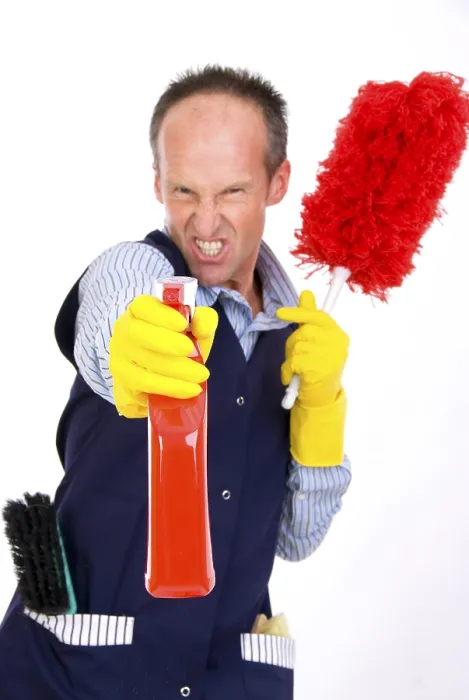 Gerahmter Druck : Cleaner Gerahmter Druck : Cleaner