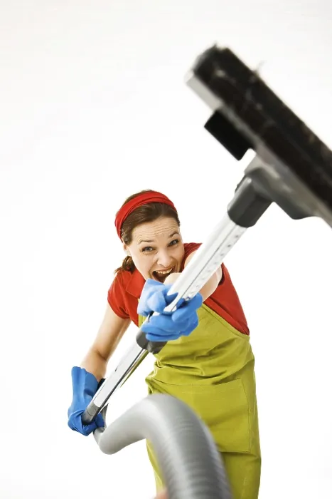 Gerahmter Druck : Putzfrau auf der Arbeit. Gerahmter Druck : Putzfrau auf der Arbeit.