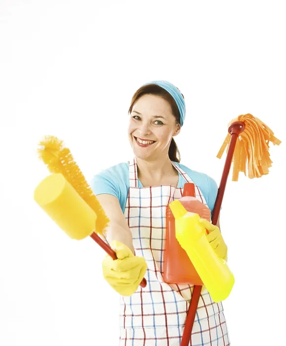 Gerahmter Druck : Putzfrau auf der Arbeit. Gerahmter Druck : Putzfrau auf der Arbeit.