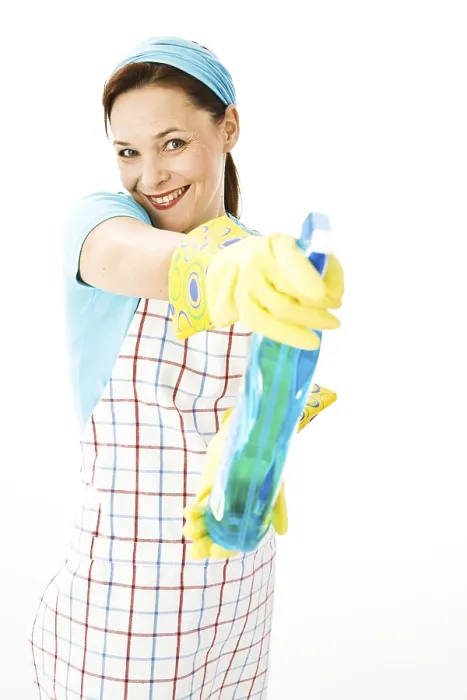 Gerahmter Druck : Putzfrau auf der Arbeit. Gerahmter Druck : Putzfrau auf der Arbeit.